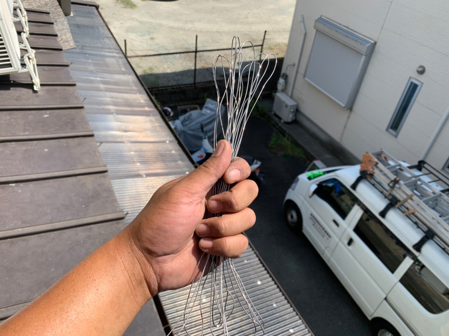 軒樋固定用番線